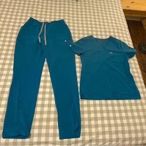 Figs Women's Blue Pajama Set